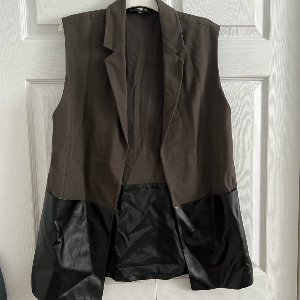 Lafayette 148 NY Long Vest Medium